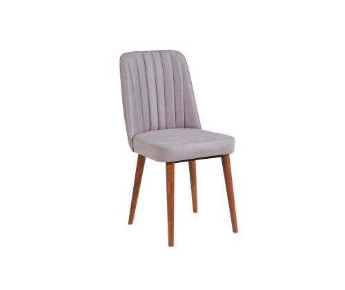 Mööblikomplekt toolid Vina 0701 - 3 - Walnut, Grey