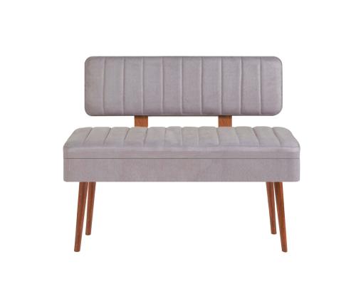 Mööblikomplekt toolid Vina 0701 - 4 - Walnut, Grey