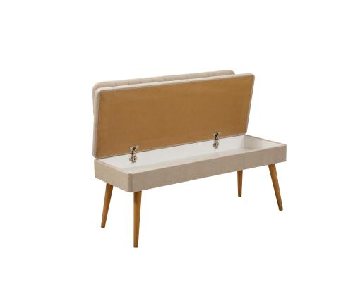 Mööblikomplekt toolid Vina - Atlantic Pine, Cream