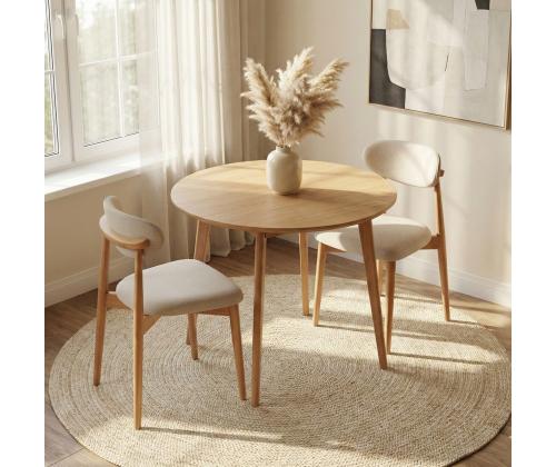 Mööblikomplekt toolid Bohem - Oak, Beige