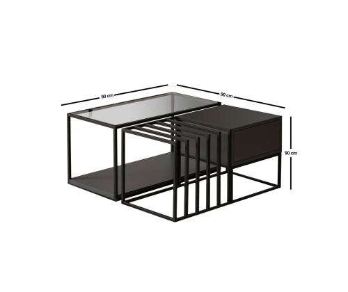 Kohvilaud Charlotte - Black