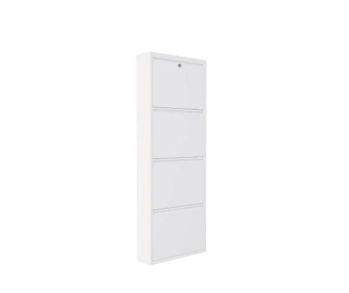 Locking 4 Piece Metal - White