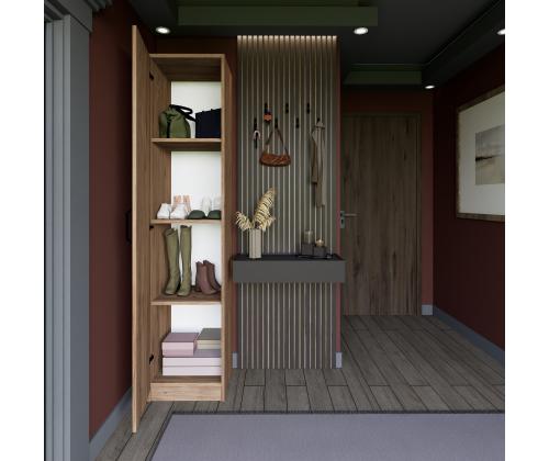 Yaman 1 Door - Walnut