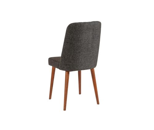 Mööblikomplekt toolid Vina 1053 - 3 - Anthracite, Walnut