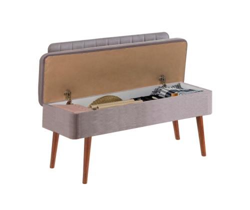 Mööblikomplekt toolid Vina 0701 - 4 - Walnut, Grey