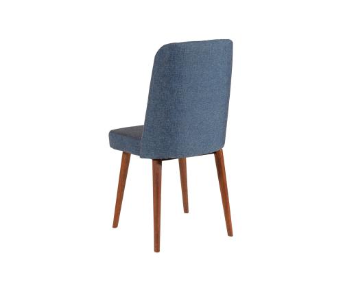 Mööblikomplekt toolid Vina Walnut Dark Blue
