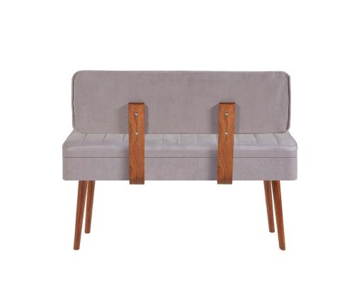 Mööblikomplekt toolid Vina 0701 - 4 - Walnut, Grey