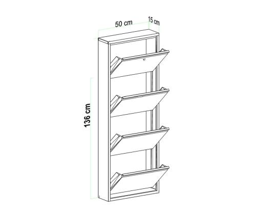 Locking 4 Piece Metal - Anthracite