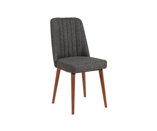 Mööblikomplekt toolid Vina 1053 - 4 - Anthracite, Walnut