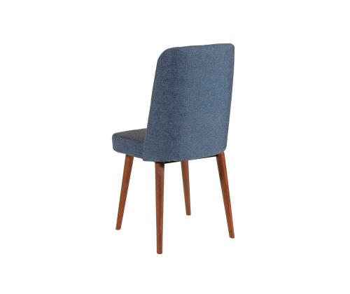 Mööblikomplekt toolid Vina 1048 - 4 - Walnut, Dark Blue