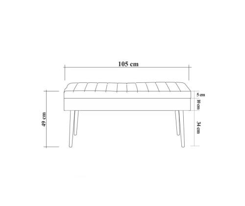 Mööblikomplekt toolid Vina 0701 - 4 - Anthracite, Atlantic