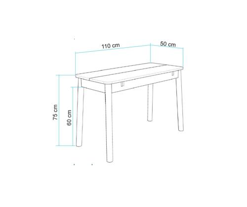 Mööblikomplekt toolid Vina Mini 01 0900 - Oak, Stone