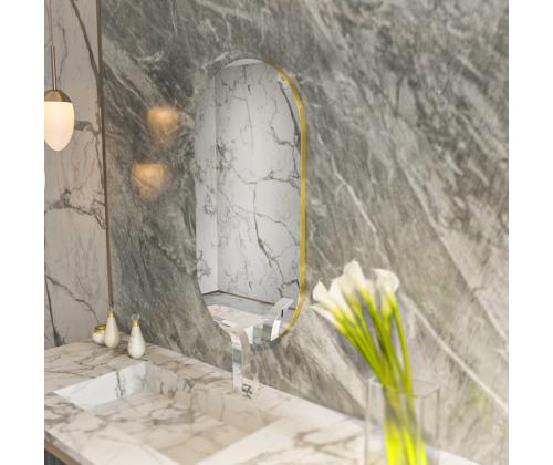 Peegel Riors - Transparent, Gold