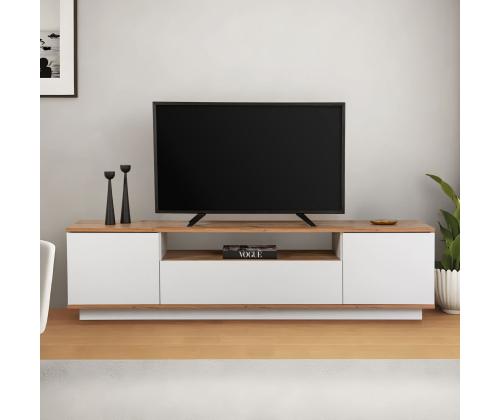 TV laud Veramont - White, Atlantic Pine