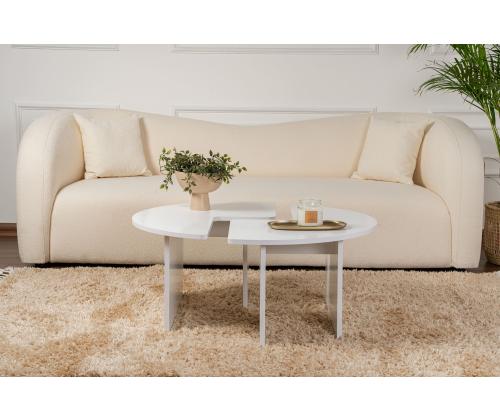 Kohvilaud Moira - Natural White