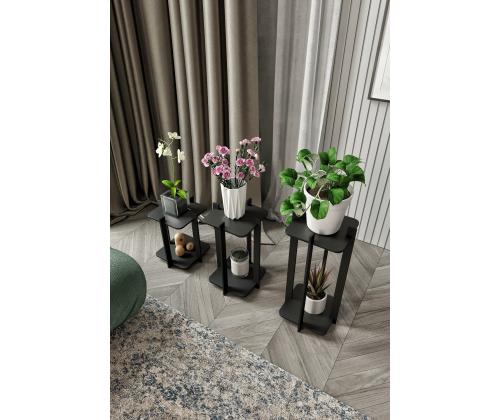 Flower Desk Square - Black