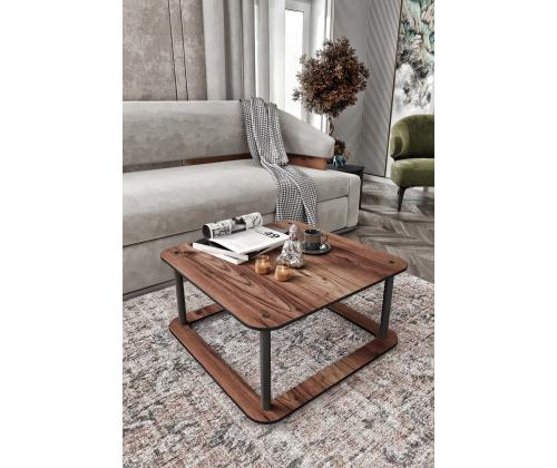 Kohvilaud Hole Square - Walnut