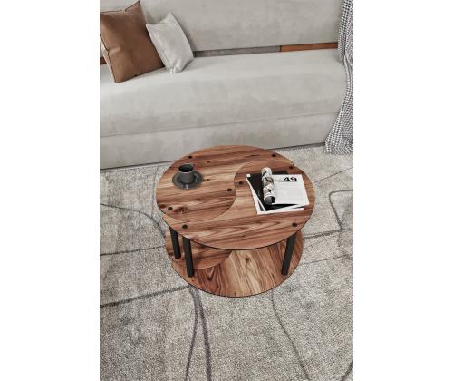 Kohvilaud Yin Yang 2 - Walnut