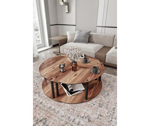 Kohvilaud Yin Yang 3 70 - Walnut