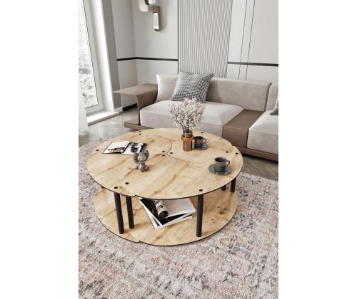 Kohvilaud Yin Yang 3 70 - Oak