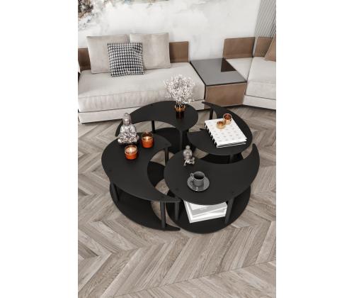 Kohvilaud Yin Yang 4 70 - Black