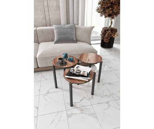 Mööblikomplekt lauad Lavia 3 - Walnut