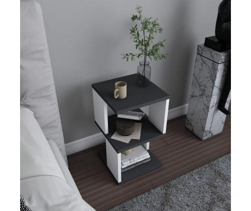 Carter - Anthracite, White