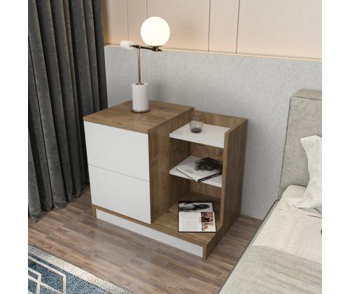 Rena - White, Walnut