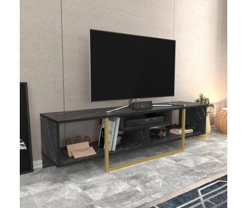 TV laud Asal 150 - Black, Gold