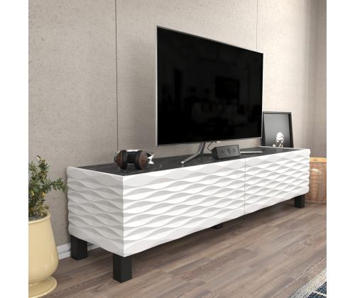 TV laud Lerze - White, Black