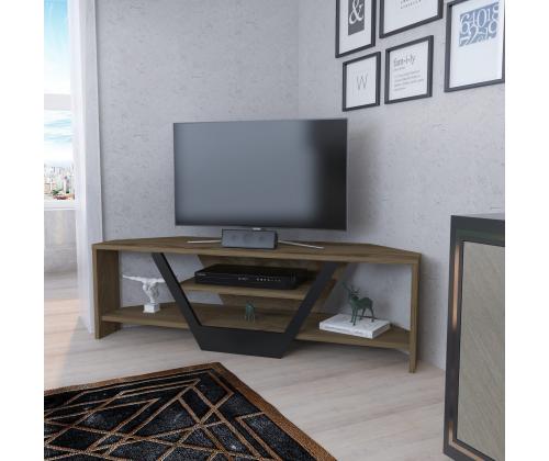 TV laud Sares - Oud Oak, Black