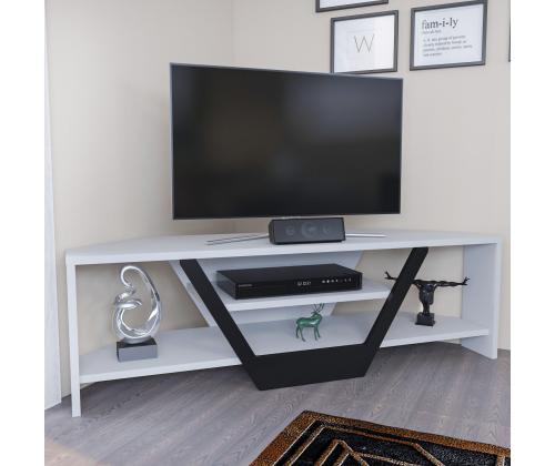 TV laud Sares - White, Black