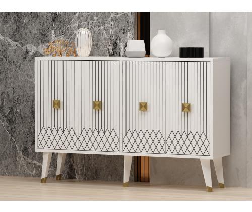 Carbın - White, Gold