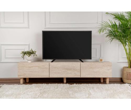 TV laud Alvin - Travertine