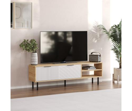 TV laud Venus - Sapphire Oak, White