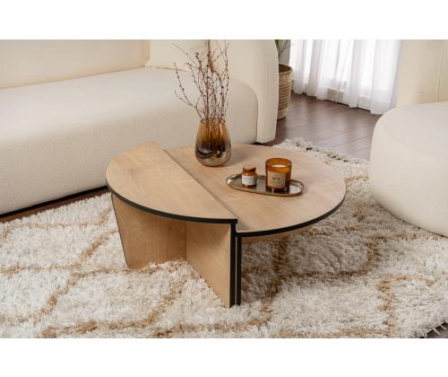 Kohvilaud Orion - Honey Oak, Black