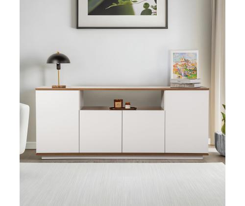 Arista - White, Walnut