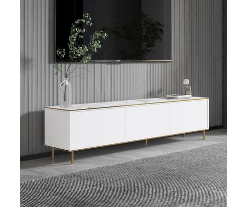 TV laud Imaj - Marble, White