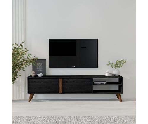 TV laud Benoit - Wood Black
