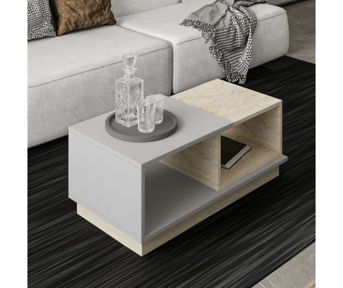 Kohvilaud Consept - Travertine, Grey