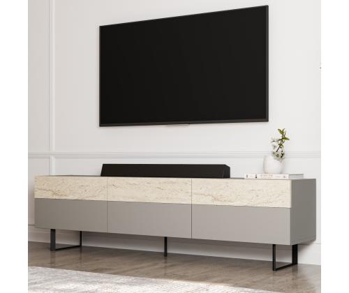 TV laud Sign - Grey, Travertine