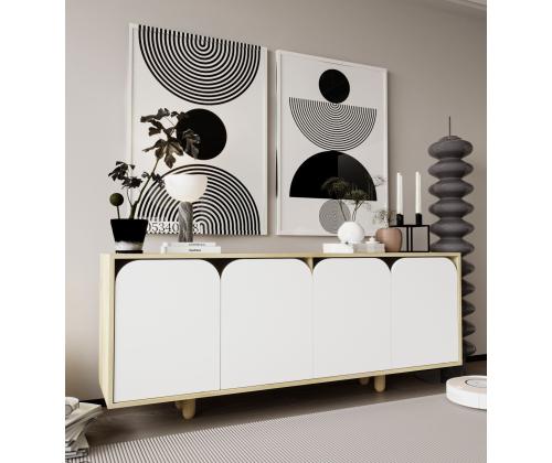 Lazio Bohem 180 - Sapphire Oak, White