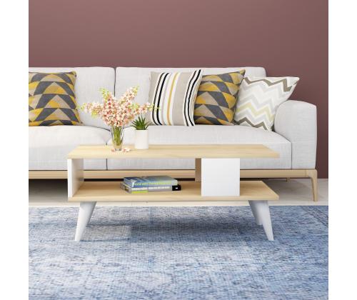 Kohvilaud Ayca - Sapphire, White