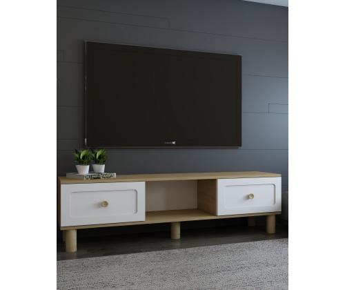 TV laud Rosalinda Bohem - Sapphıre Oak, White