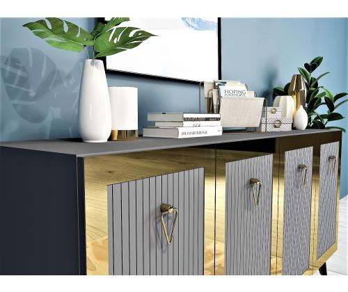 Bare - Anthracite, Gold