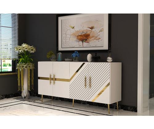 Fuga KB150 - White, Gold