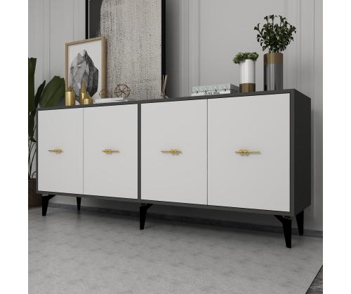 Sinta - Anthracite, White