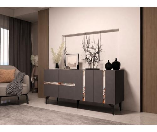 Vania - Anthracite, Silver