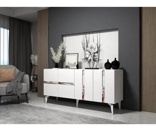 Vania - White, Silver