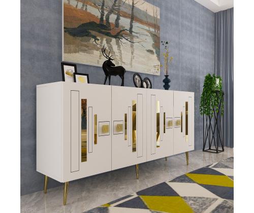 Seduna - White, Gold